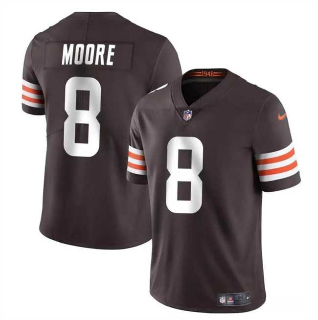 Men & Women & Youth Cleveland Browns #8 Elijah Moore Brown Vapor Limited Stitched Jersey,We sell and wholesale Men & Women & Youth Cleveland Browns #8 Elijah Moore Brown Vapor Limited Stitched Jersey on line form chian!